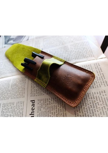 Gerçek Deri Özel Kalemleriniz Için Kalemlik ( 2*3 Kalem Için ) 27 cm \ 6 cm NLU94 fiyatları