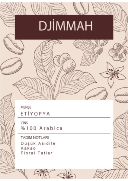 Kahve Etiyopya Djimmah Standart Kavrum Kahve fiyatları