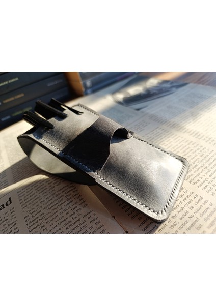 Gerçek Deri Özel Kalemleriniz Için Kalemlik ( 2*3 Kalem Için ) 27 cm \ 6 cm NLU96 modelleri