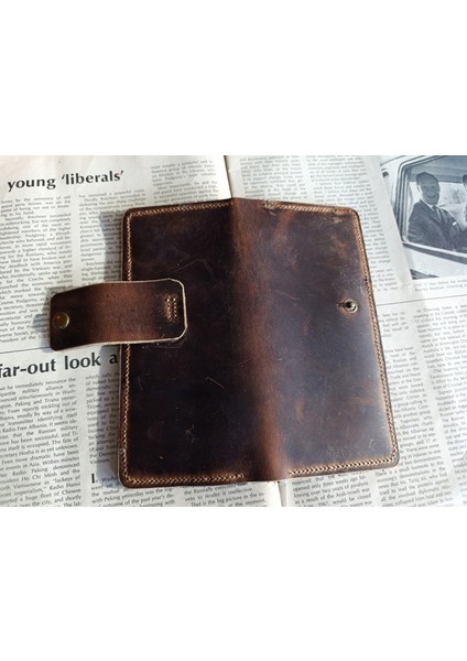 Kesimden Dikime Tamamen El Emeği Gerçek Deri Cüzdan 12 Kart 2 Bölme Alanı (19.4cm*8,5cm) Nul6 fırsatları