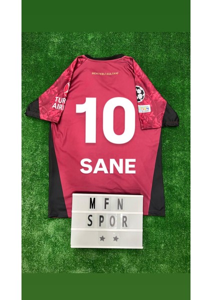 4'lü Set S.a.n.e.// Galatâsarây'' 2025/2026 Yeni Sezon Sarı Kırmızı Çocuk Forma Şort Çorap Bileklik modelleri