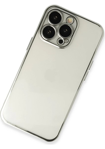 Iphone 13 Pro Kılıf Razer Lensli Silikon - Gümüş fiyatları