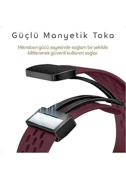Fit 4/4 Pro/fit 3 ile Uyumlu Air Loop Kordon Manyetik Kilit Mekanizmalı Nefes Alabilirlik Sağlayan Delikli Doku Deformasyona Karşı Dayanıklı Yedek Fit 4 Kayışı fiyatları