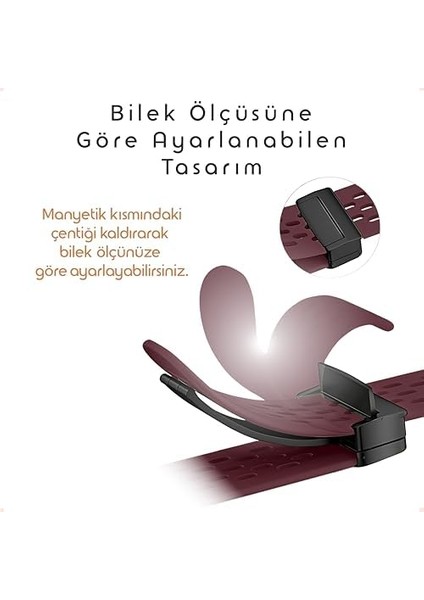 Fit 4/4 Pro/fit 3 ile Uyumlu Air Loop Kordon Manyetik Kilit Mekanizmalı Nefes Alabilirlik Sağlayan Delikli Doku Deformasyona Karşı Dayanıklı Yedek Fit 4 Kayışı modelleri