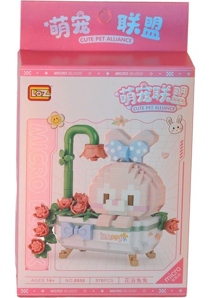 LZ8806 Loz Mutlu Tavşan Block OYUNCA+D98K 370 Parça