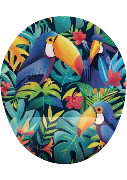 Fikirler Kuşu Bilek Destekli Mouse Pad