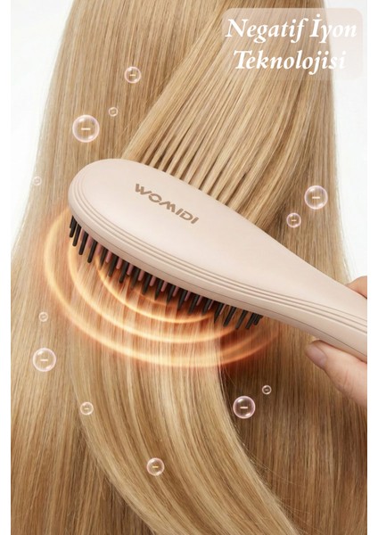 Saç Şekillendirici ve Düzleştirici Tarak-Led Ekranlı Negatif Iyon Özellikli 120°-220° Ayarlanabilir Sıcaklık modelleri