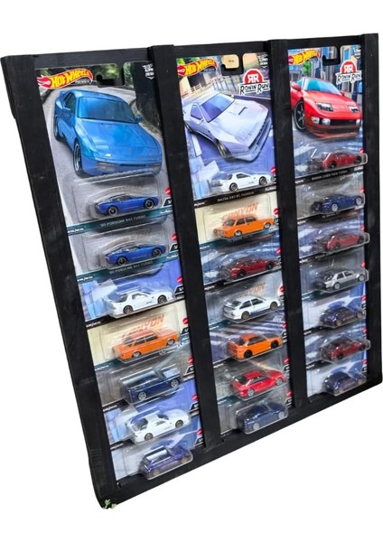 Kart Sergileme, Kartonet Ahşap Sergileme Vitrini, Oyuncak Araba Rafı