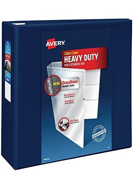 Sağlam Ezd Halkalı Defter 3 Halkalı, 10,2 cm One- Halka, 21,6 x 27,9 cm Kağıt Için, 1 Deniz Mavisi Klasör (79804) modelleri