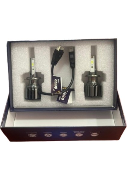 H7 LED Xenon Far Ampulü 9000 Lümen 6000K Orijina