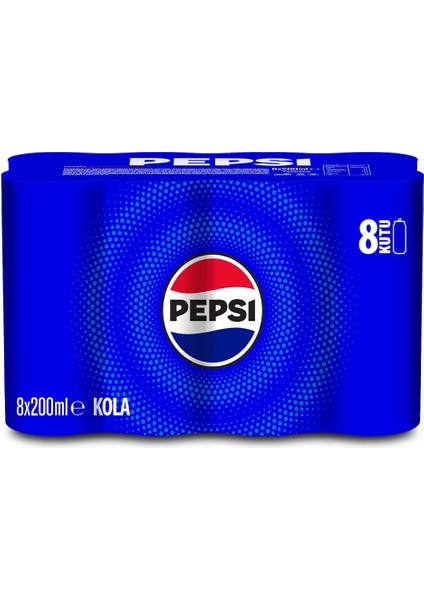 Pepsi Kola Kutu 8 x 200 ml fiyatları
