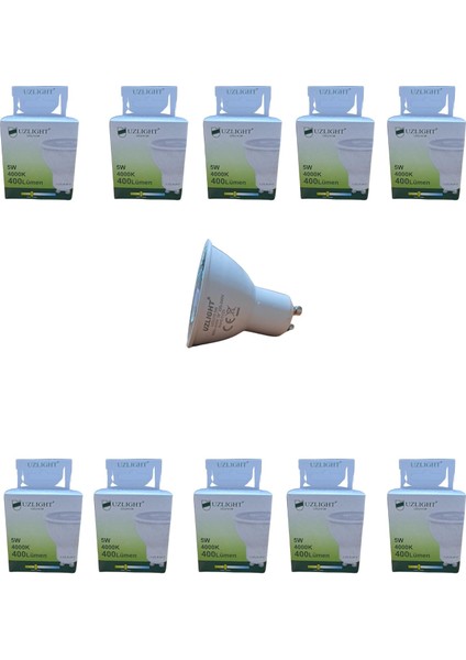 Adet 5W 4000K GU10 Duy 38° Gün Işığı LED Spot Ampul