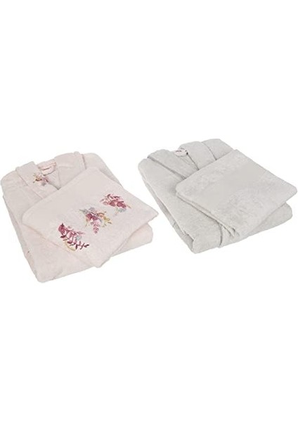 1500188689002 Soft Bamboo Darla Çift Kişilik Bambu Aile Seti, Somon-Taş fiyatları