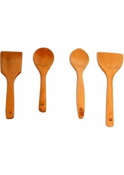 Kaşık Spatula Kepçe Seti 4 Lü