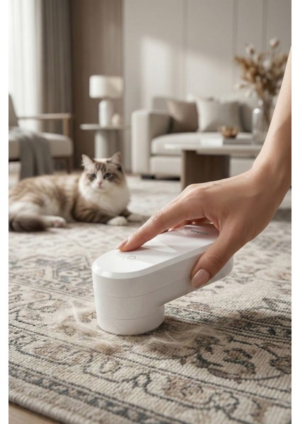 SM-870 6 Bıçaklı Şarjlı Tüy Toplama & Tiftik Giderici Makine