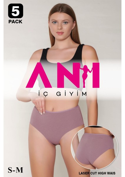 Lazer 5 Li Fitilli Külot Kadın