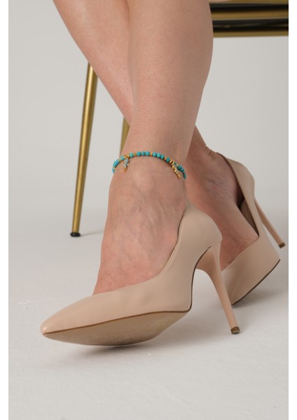 Denizatlı ve Turkuaz Taşlı Halhal indirimleri