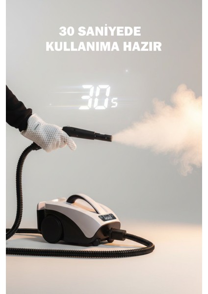 Çok Fonksiyonlu Buharlı Temizleyici 30SN Hızlı Isınma Kullanım Esnasında Su İlaveli Buharlı Temizleyici fırsatları