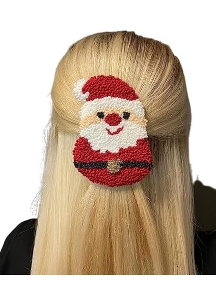 Handmade Yılbaşı Baba Klips Toka 303