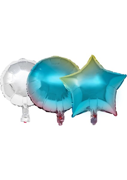 - Doğum Günü Kutlaması, 1 Çelenk, 1 Taç, 4 Trompet, 5 Balon Balonu, Balon Şişirmek Için Pipet