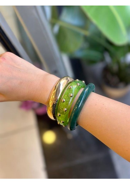 3'lü Set Bilezik - Yeşil fiyatları