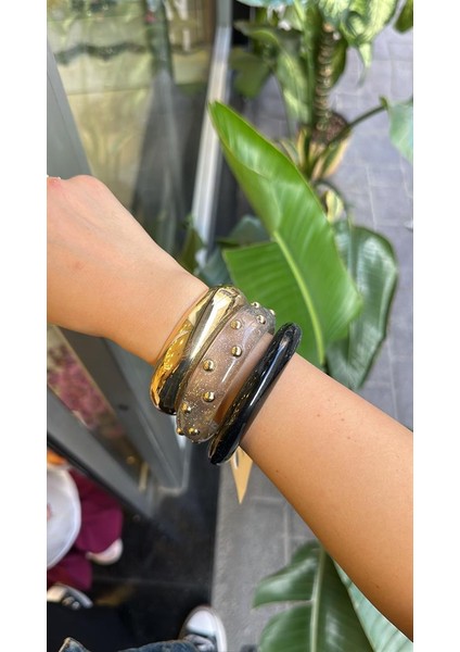 3'lü Set Bilezik - Siyah