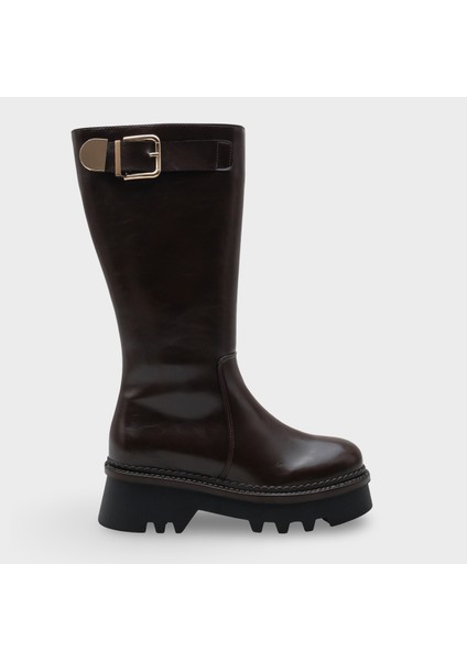 Norry Trak Tabanlı Metal Tokalı Yandan Fermuarlı Kadın Çizme fiyatları