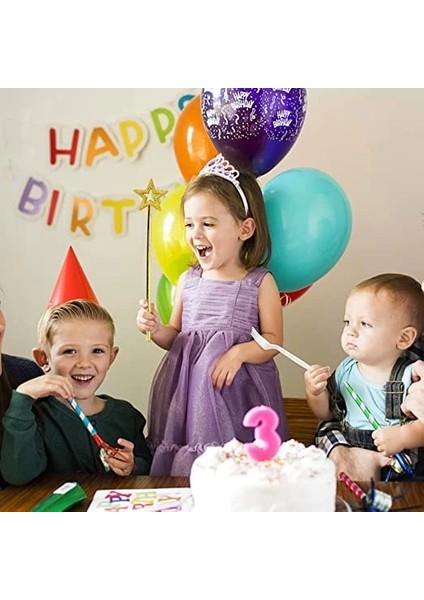 Altın Renk Yıldız Peri Asası Peri Değneği 34 cm 1 Adet