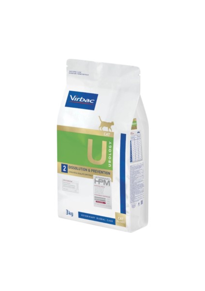 cat urology dissolution & prevention 3kg – üriner sistem sağlığı – çözünme & önleme destekli kedi maması- u2