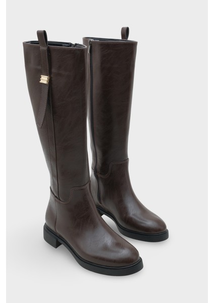 Roberta Metal Tokalı Kadın Çizme