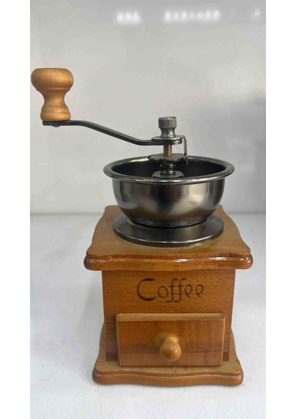 Retro Vintage Kamp Kahve Değirmeni