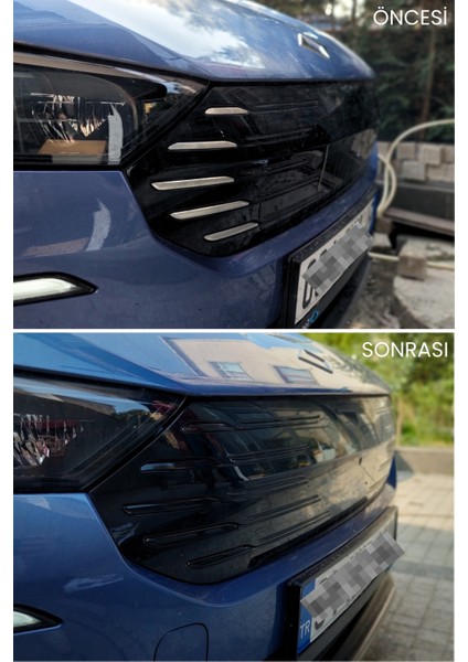 Togg T10F Sedan Uyumlu Panjur Kaplama Sticker Set fırsatları