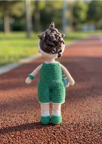 Sporcu Elif – El Yapımı Örgü Amigurumi Bebek modelleri