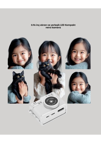 Buğz Kompakt Mini Kamera Retro Tasarım 128GB Hafıza 1080P Video indirimleri