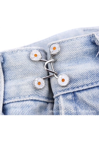 Pantolon Beli Daraltma Aparatı, Kemer, Papatya Model, Papatya Model Geçmeli Bel Daraltma Çıtçıtı