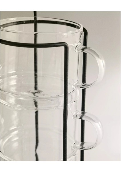 Buğz Standlı Borosilikat 4'lü Fincan Seti fırsatları