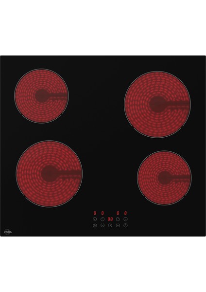 Vıcoa VTC-6004 Vitroseramik Ankastre Ocak