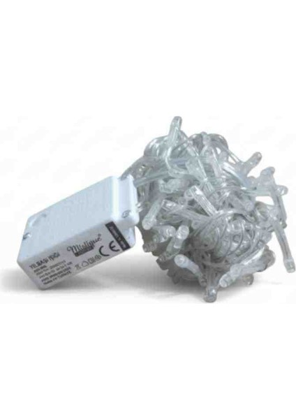 Yılbaşı Işığı 100 Lü Renkli Adaptörlü