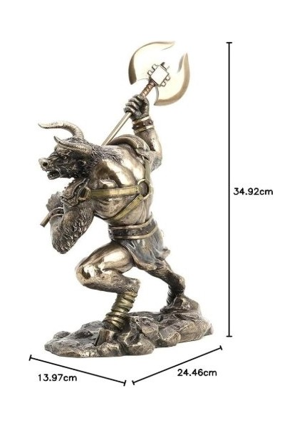 Veronese Design Minotaur Yaratık Heykeli