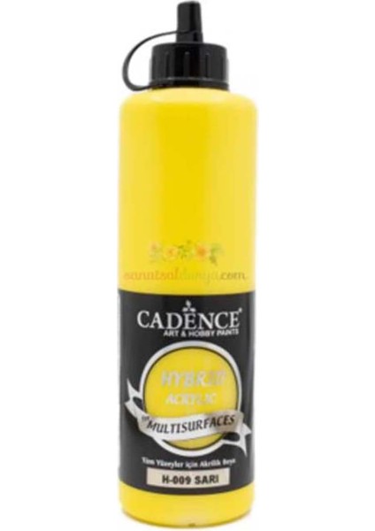 Hybrid Multisurface Akrilik Boya 500 Ml. H-009 Sarı