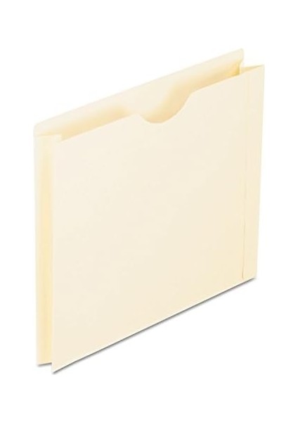 Dosya Ceketleri, Mektup Boyutu, Manila, 2" Genişletme, Başparmak Kesimli Güçlendirilmiş Düz Kesim Sekmeler, Kutu Başına 50 (22200EE), Bej modelleri