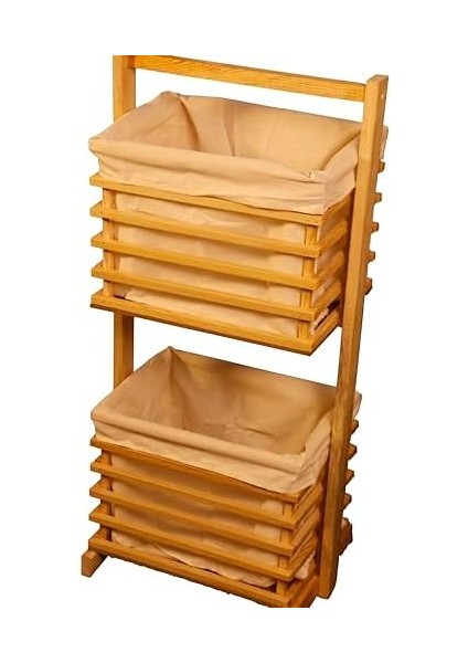 2 Katlı Hasır Örgü Patates Soğan Sepeti – Meyvelik ve Sebzelik, Hasır Kaplamalı Gövde, Mutfak Için Şık ve Dayanıklı Saklama Çözümü (2 Kahtlı Ahşap ) fiyatları