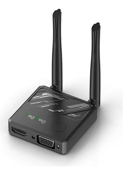 4K HDMI VGA 2.4 / 5ghz Kablosuz Görüntü Aktarım Cihazı