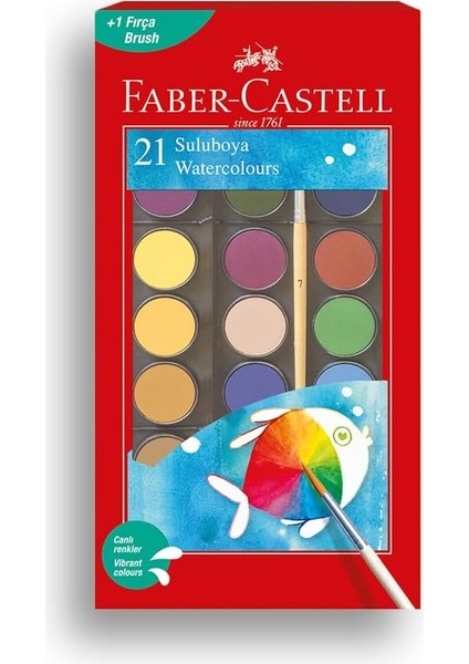 , 21 Renk, Küçük Boy, Canlı ve Parlak Renkler, Çocuklar Için Uygun