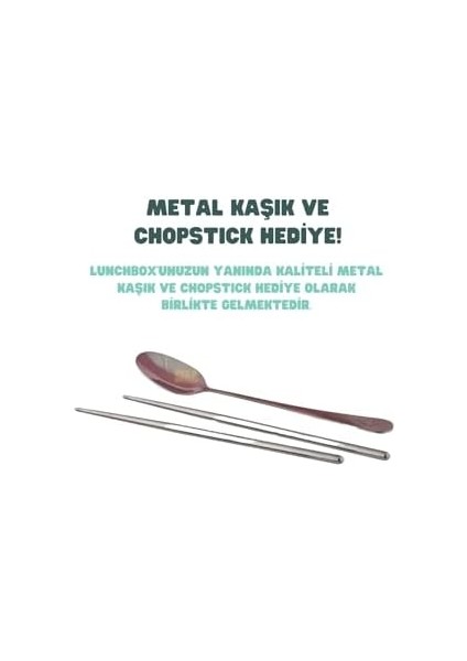 Bento 700ML Lunchbox Tek Katlı 2 Bölmeli Çelik Sefer Tası Yemek Kutusu (Pembe) modelleri