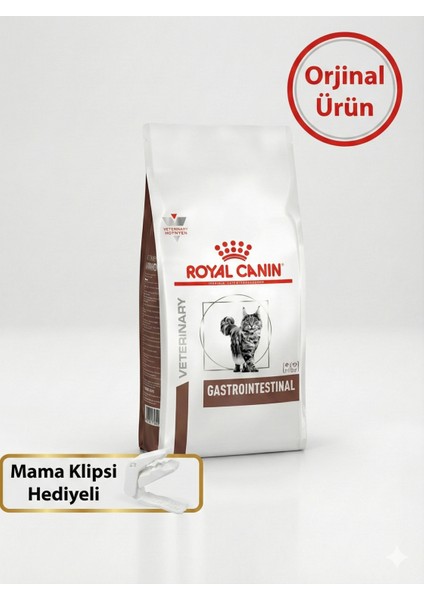Gastrointestinal Kedi Maması 2 kg Mama Klipsi Hediyeli