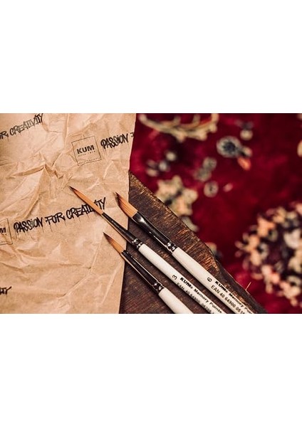 Kum Memory Point Sentetik Fırça, Yan Kesik, Fırça No: 14 fiyatları