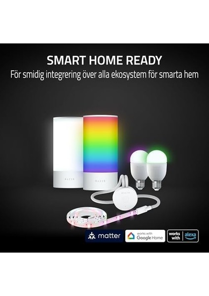 Aether Akıllı Ampul - Akıllı Evler Için LED Ampul (E27 Olarak Mevcuttur, Chroma Rgb ile Güçlendirilir, ile Uyumlu, Akıllı Ev Uygulamasını Destekler) fiyatları