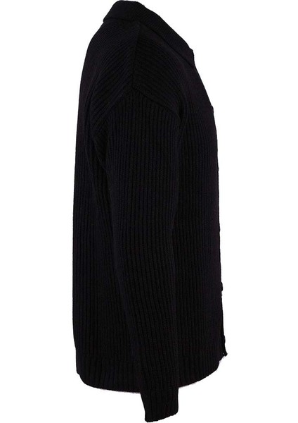 Bebe Yaka Düğmeli Siyah Erkek Kazak 17306 fiyatları