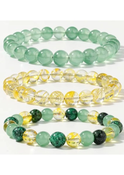 ALEV Yeşim Taşı Sitrin Doğaltaş Şans ve Para Bilekliği fırsatları